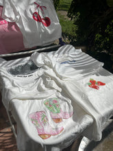 Load image into Gallery viewer, Strawberry girl tee