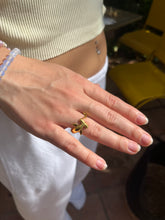Load image into Gallery viewer, Gold Shark Ring