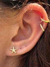 Load image into Gallery viewer, Dainty Starfish Earrings