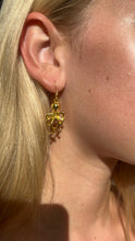 Load image into Gallery viewer, Gold octopus earrings