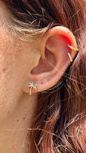 Load image into Gallery viewer, Silver Palmtree Earrings