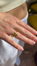 Load image into Gallery viewer, Gold Shark Ring
