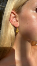 Load image into Gallery viewer, Gold shell earrings