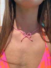 Load image into Gallery viewer, Bubblegum Bow Necklace