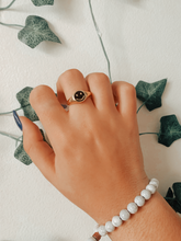 Load image into Gallery viewer, Black Smiley Ring