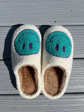 Load image into Gallery viewer, Blue Preppy Slippers
