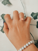 Load image into Gallery viewer, Pink smiley ring
