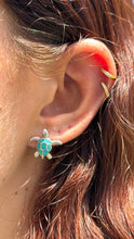 Load image into Gallery viewer, Wave Turtle Earrings
