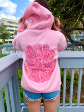 Load image into Gallery viewer, Pink Seashell Hoodie
