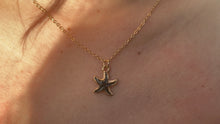 Load image into Gallery viewer, Black Starfish Necklace
