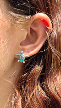 Load image into Gallery viewer, Wave Turtle Earrings
