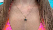 Load image into Gallery viewer, Black Starfish Necklace
