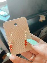 Load image into Gallery viewer, Cherry Bolt Earrings
