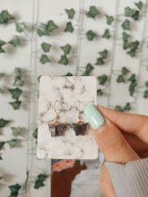 Load image into Gallery viewer, black butterfly earrings
