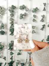 Load image into Gallery viewer, yellow aloha earrings
