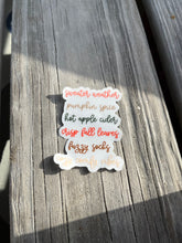 Load image into Gallery viewer, Pumpkin Spice List Sticker
