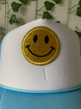 Load image into Gallery viewer, Smiley Blue Hat
