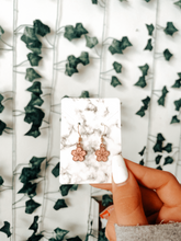 Load image into Gallery viewer, pink aloha earrings
