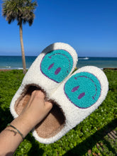 Load image into Gallery viewer, Blue Preppy Slippers
