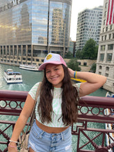 Load image into Gallery viewer, Pink Smiley Hat
