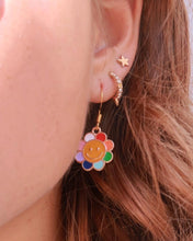 Load image into Gallery viewer, Rainbow Sunflower Earrings
