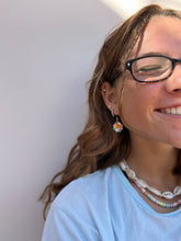 Load image into Gallery viewer, Rainbow Sunflower Earrings
