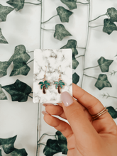 Load image into Gallery viewer, Palm tree earrings
